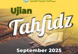 ujian tahfidz bulan september 2025
